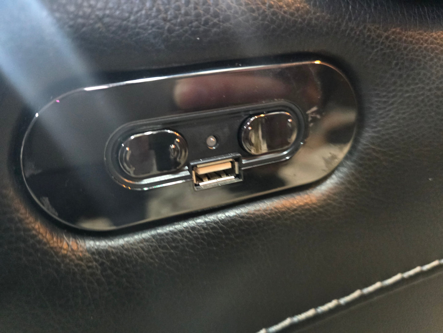 -1223- Signature Design by Ashley Party Time Dual Power Reclining Loveseat Console and Adjustable Headrest